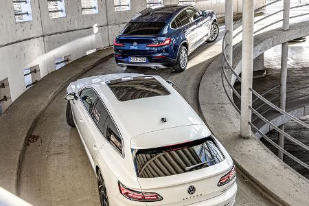 BMW X4 gegen VW Arteon Shooting Brake, ams 0321 Vergleichstest 