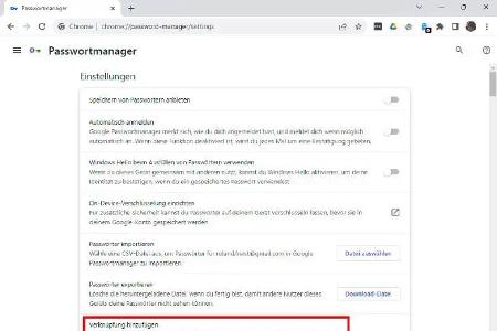 Der Passwortmanager von Chrome lässt sich direkt und ohne Umweg über den Browser aufrufen. Das Programm legt dazu auf Wunsch Verknüpfungen auf dem Desktop und in der Taskleiste an.