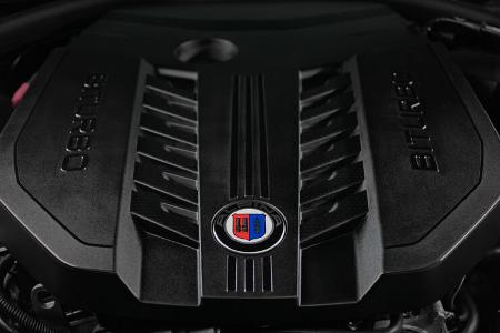 Motor des BMW Alpina B3 Sonderedition Südafrika.