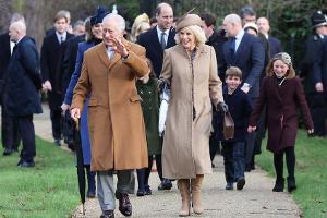 Royal Family zeigt sich gut gelaunt beim Weihnachtsspaziergang