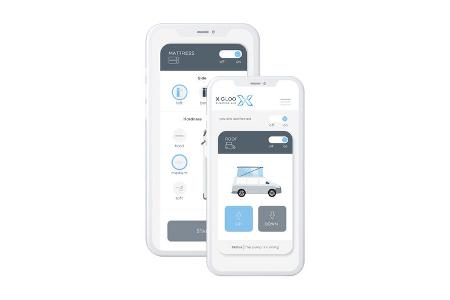 Xgloo App, Mockup, Steuerung, Handy