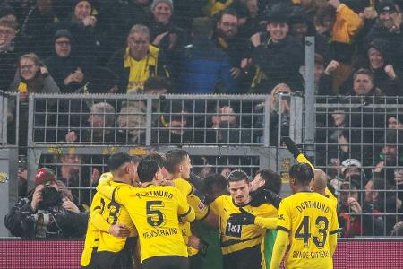 Platz 3: Borussia Dortmund - 73 Punkte aus 34 Spielen (88:48 Tore)