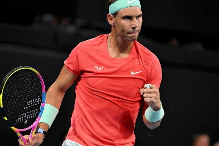 Erfolgreicher Neustart: Nadal feiert Auftaktsieg in Brisbane Erfolgreicher Neustart: Nadal feiert Auftaktsieg in Brisbane