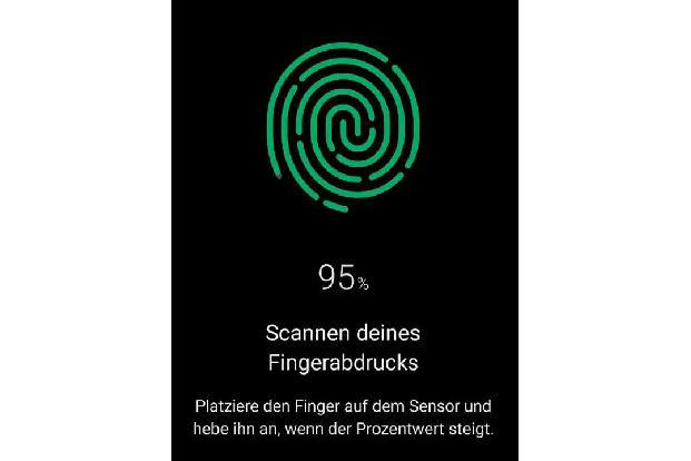 Entsperren des Smartphones per Fingerabdruck