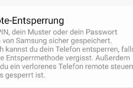 Remote-Entsperrung