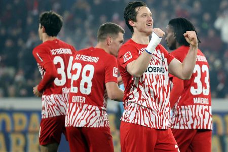Platz 5: SC Freiburg (Tatsächlicher Platz: 8) - 10 Punkte aus den letzten fünf Spielen | U, S, S, S, N