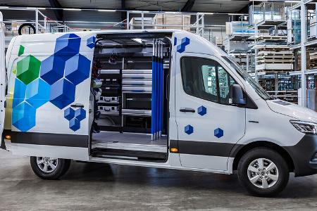 Mercedes E-Sprinter 2023 Kasten Sortimo Handwerker