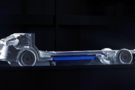 Mercedes E-Sprinter 2023 Chassis Batterie A3 Länge Modell