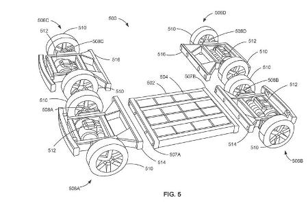 Ford Patent modularer Elektro-Baukasten