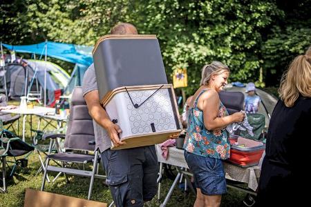 Trenntoiletten, Tragen, Menschen, Aufbau, Test