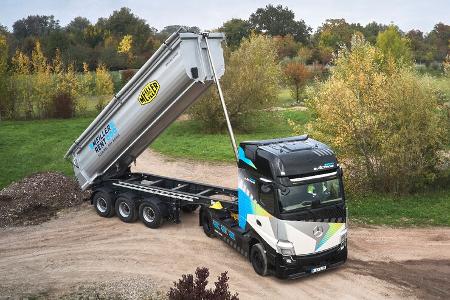 Daimler E-Actros Long Haul Meiller Kipplaster