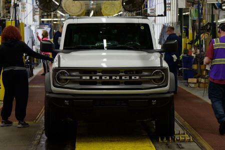 Ford Bronco Produktion Fertigung Michigan Assembly Plant Wayne USA