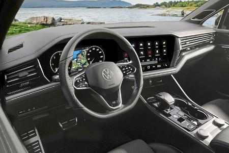 VW Touareg 3.0 V6 TSI, Innenraum + Lenkrad