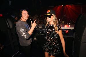 Heidi Klum feiert Release-Party mit DJ Tiësto und Karolína Kurková