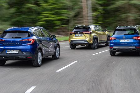 Mitsubishi ASX, Seat Arona und Toyota Yaris Cross