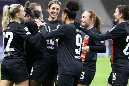 Frauen-CL: Eintracht mit Kantersieg zum Abschluss Frauen-CL: Eintracht mit Kantersieg zum Abschluss