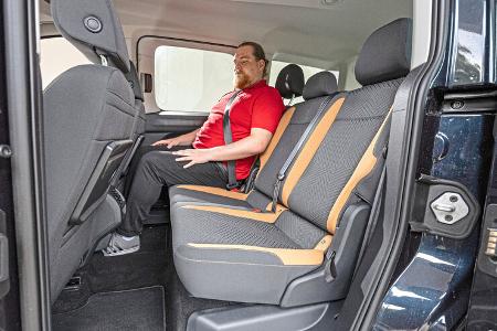 VW Caddy 1.5 TSI, Fond