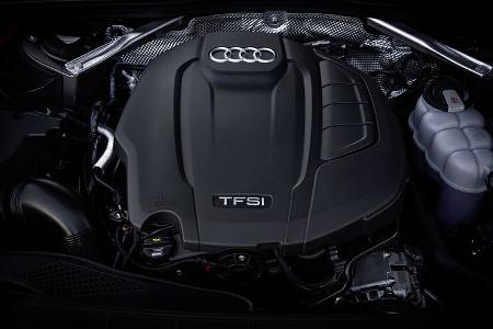 Audi A4, Motorraum