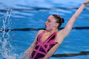 Synchronschwimmerin Bleyer wieder Fünfte