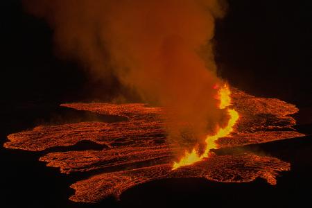 Im Gegensatz zum großen Ausbruch des Eyjafjallajökull im April 2010 wurde der Flugverkehr bei keinem der jüngsten Ausbrüche gefährdet.