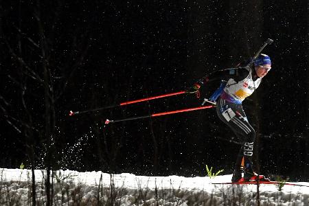 DSV-Männer verpassen Sprint-Podium klar - Lägreid siegt DSV-Männer verpassen Sprint-Podium klar - Lägreid siegt