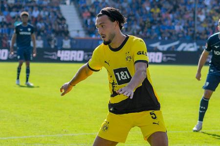 Ramy Bensebaini (ab 75.) - ohne Bewertung - Rückte nach der Rückkehr vom Afrika-Cup auf seine angestammte Position in der Abwehr. Bei der Großchance durch Sessa (90.) noch mit einer schwachen Szene in der Abwehr, die fast das Spiel gekostet hätte.