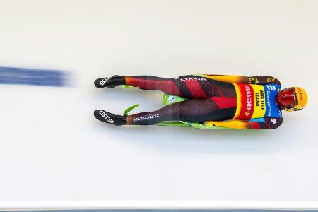 Rodel-Weltmeister Langenhan in Oberhof auf Platz zwei Rodel-Weltmeister Langenhan in Oberhof auf Platz zwei