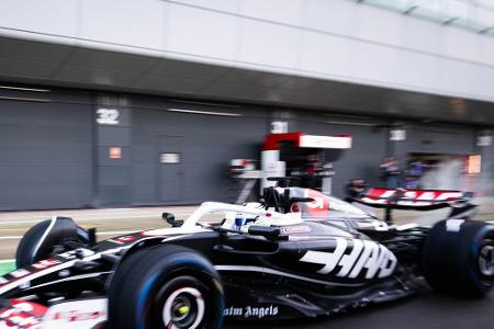 Haas - Beim Shakedown in Silverstone drehte Hülkenberg am 11. Februar schon die ersten Runden in seinem neuen Dienstwagen.