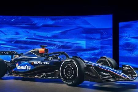 Williams - Der britische Rennstall bleibt bei seiner Namenskonvention. Das neue Auto heißt FW46, nach den Initialen des 2021 verstorbenen Teamgründers Frank Williams. Im Heck des Boliden ist weiter ein Mercedes-Motor untergebracht.