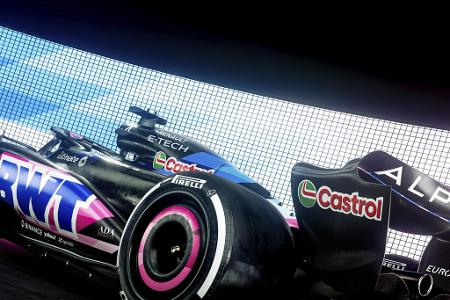 Alpine - Im Heck des Boliden steckt natürlich ein Renault-Motor - und das exklusiv. Renault ist weiterhin der einzige Hersteller, der keinen Motorenkunden in der F1 hat.