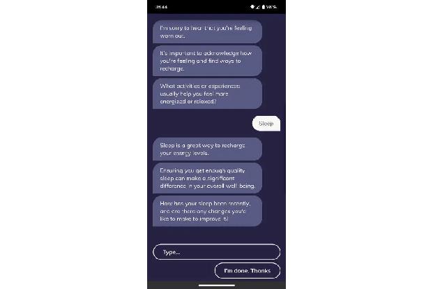 Die englischsprachige App Youper verwendet Chat-GPT, um Nutzern Übungen der kognitiven Verhaltenstherapie bereitzustellen. Auf diese Weise soll die mentale Gesundheit erhöht werden.