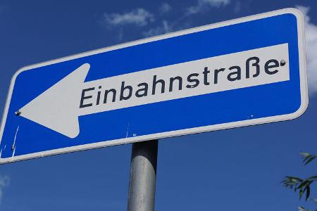 Einbahnstraße