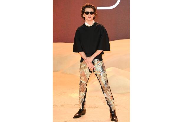 ...und bewies wieder einmal, dass er nicht nur ein guter Schauspieler sondern auch eine Mode-Ikone ist.