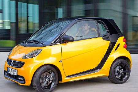 Smart Fortwo MHD, Seitenansicht