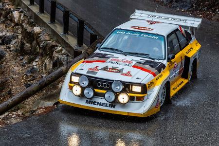 Walter Röhrl Audi Quattro S1 E2 (1986) Histo Monte (2024) Schlucht von Aiglun