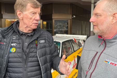 Walter Röhrl Audi Quattro S1 E2 (1986) Histo Monte (2024) mit Markus Stier
