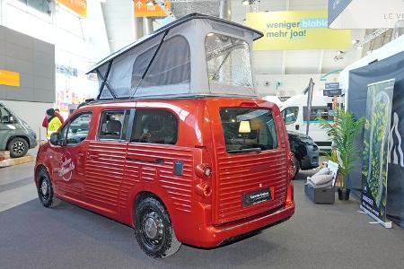 Außenaufnahme, Messe, Aufstelldach, Campervan