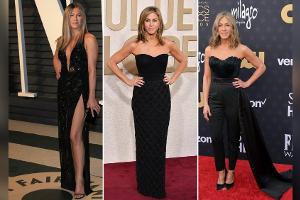 Schwarz ist Trumpf: Jennifer Aniston bleibt ihrem Signature-Look treu