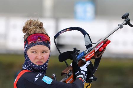 Selina Grotian - Für die Jüngste im deutschen Team ist auch die WM 2024 ein Sprung ins kalte Wasser. Grotian bezahlte in ihrer ersten Saison auf der großen Bühne Lehrgeld und wurde nach schwachen Ergebnissen vor den Rennen in Ruhpolding aus dem A-Team aussortiert. Ein kleiner Rückschlag, nicht mehr, nicht weniger. An ihrem enormen Potenzial gibt es weiterhin keine Zweifel.