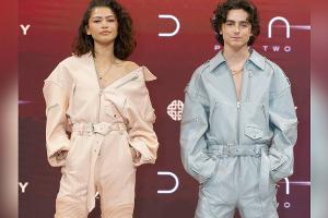 Zendaya und Timothée Chalamet: "Dune"-Stars im stylischen Partner-Look