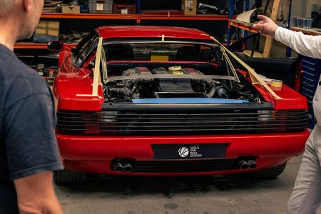 Niels van Roij Ferrari Testarossa Targa Umbau Restomod