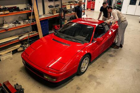 Niels van Roij Ferrari Testarossa Targa Umbau Restomod