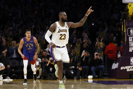 James erreicht NBA-Meilenstein von 40.000 Punkten