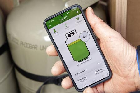 Gasfüllstandsanzeige von Mopeka Pro? - App