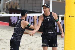 Beachvolleyball: Ehlers/Wickler im Halbfinale