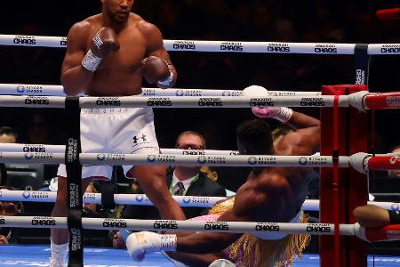 Blitz-K.o.: Joshua lässt Ngannou keine Chance Blitz-K.o.: Joshua lässt Ngannou keine Chance
