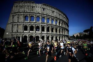 Klimaaktivisten unterbrechen Rom-Marathon