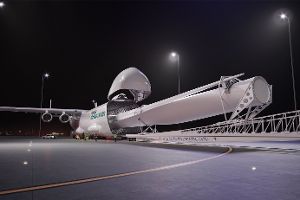 Weltgrößtes Flugzeug für Windräder wird gebaut