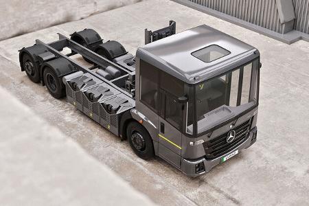 05/2022, Lunaz baut Diesel-Lkw auf Basis Mercedes Econic auf Elektroantrieb um
