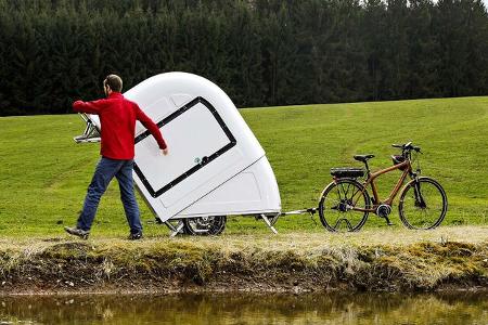 Fahrrad-Caravan